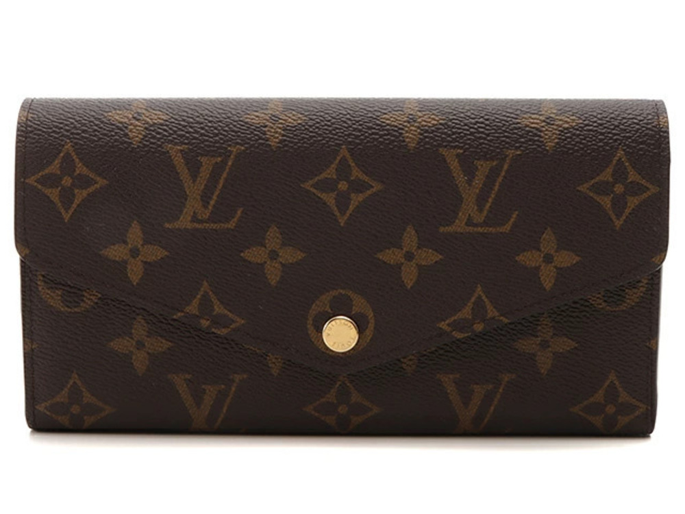 LOUIS VUITTON Portefeuille Sarah Monogram Coquelicot Red